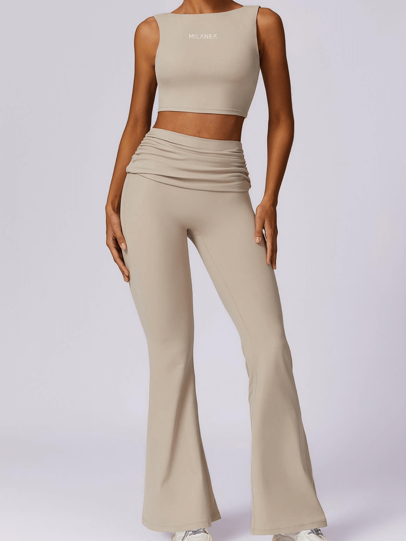 Classy Crop Top Beige