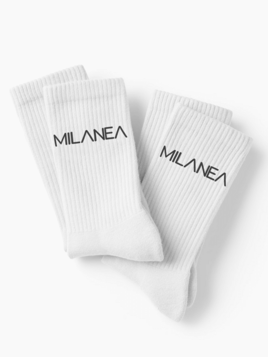 "Milanea Socken - Weiß" (2er Pack)