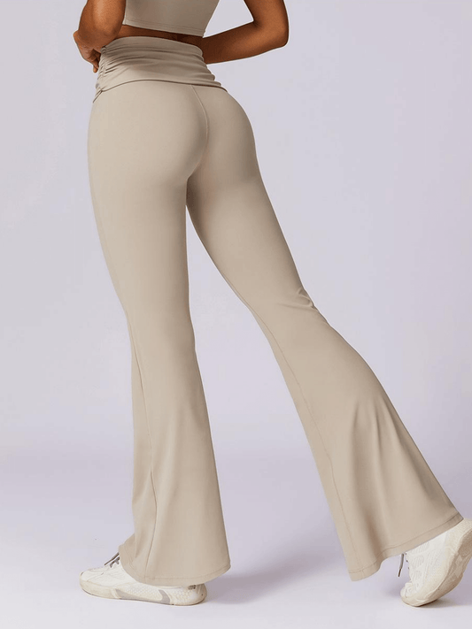 Classy Flared Legging Beige