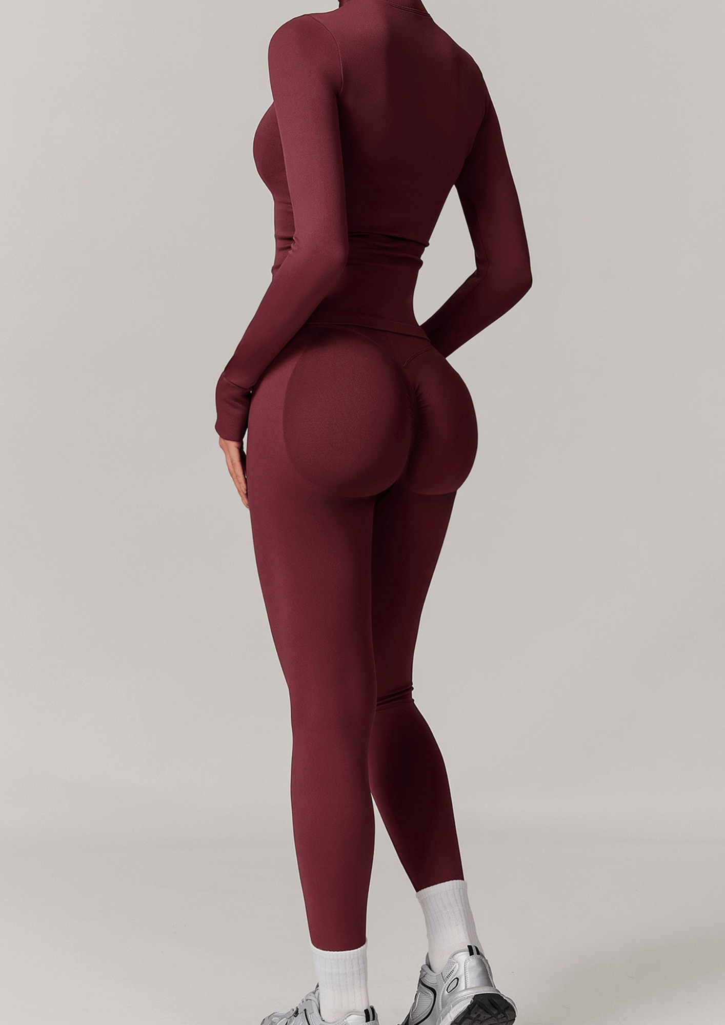 SkyPro Shaping Zip Jacke Winered