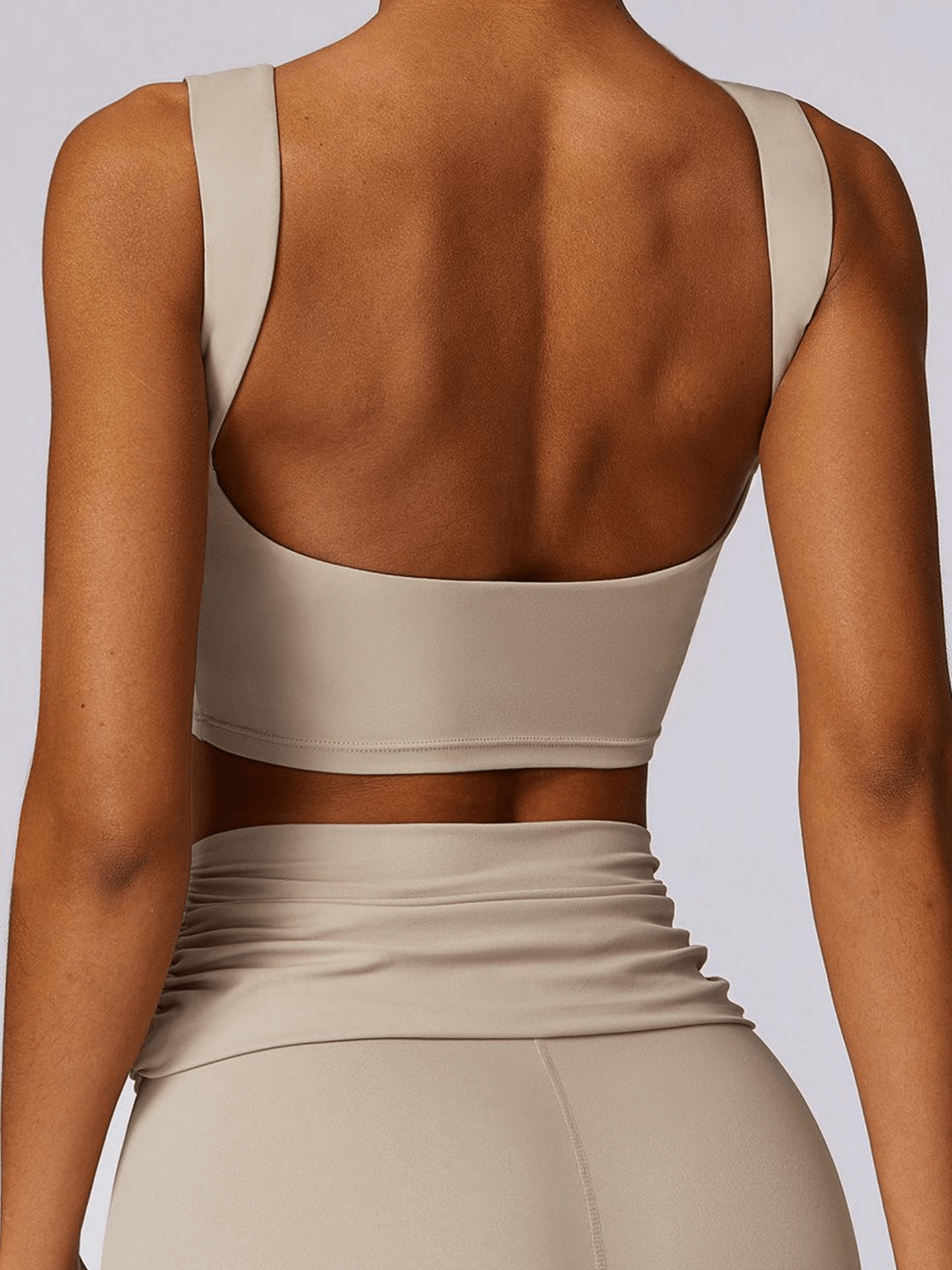 Classy Crop Top Beige
