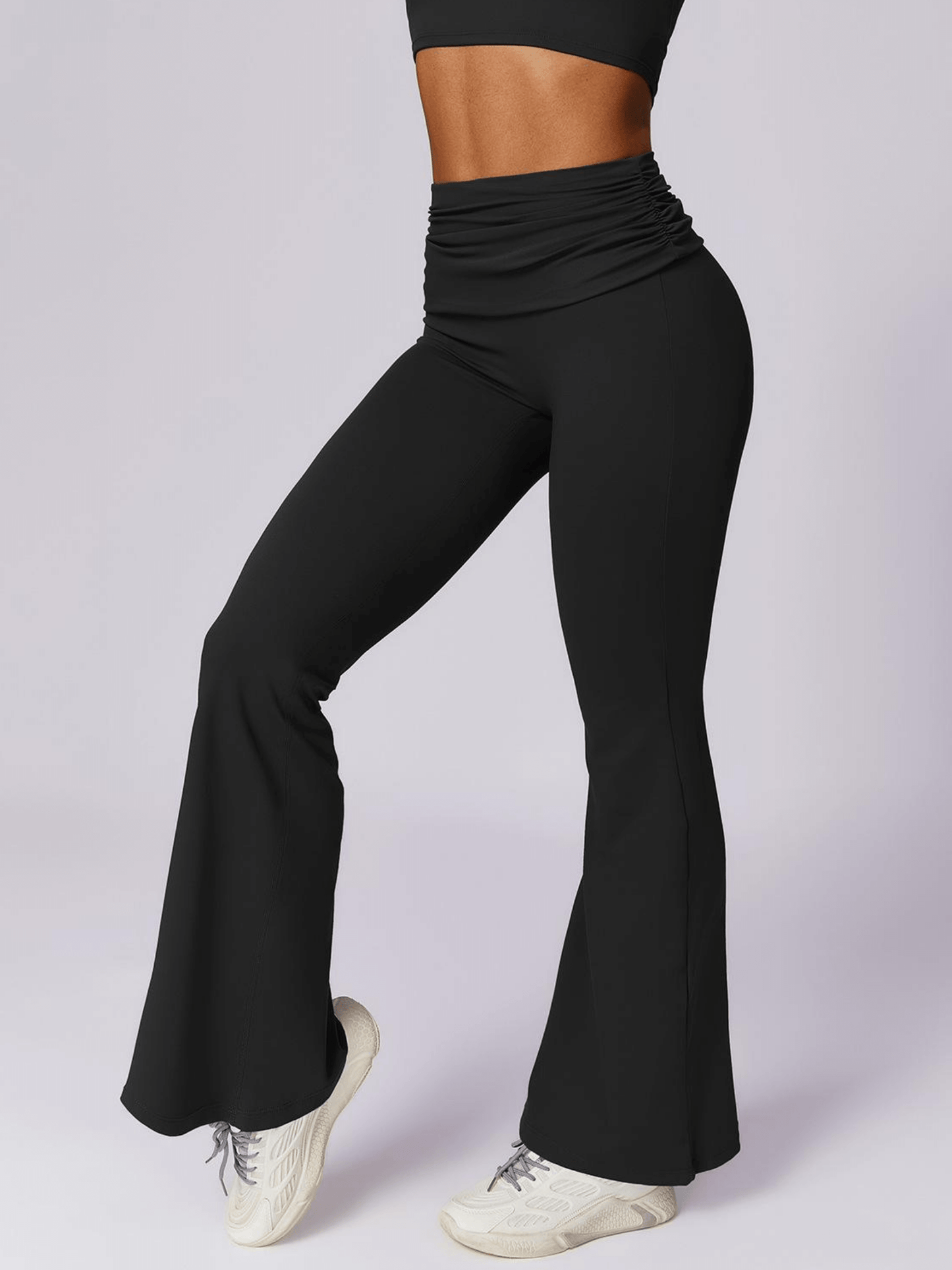 Classy Flared Legging Black
