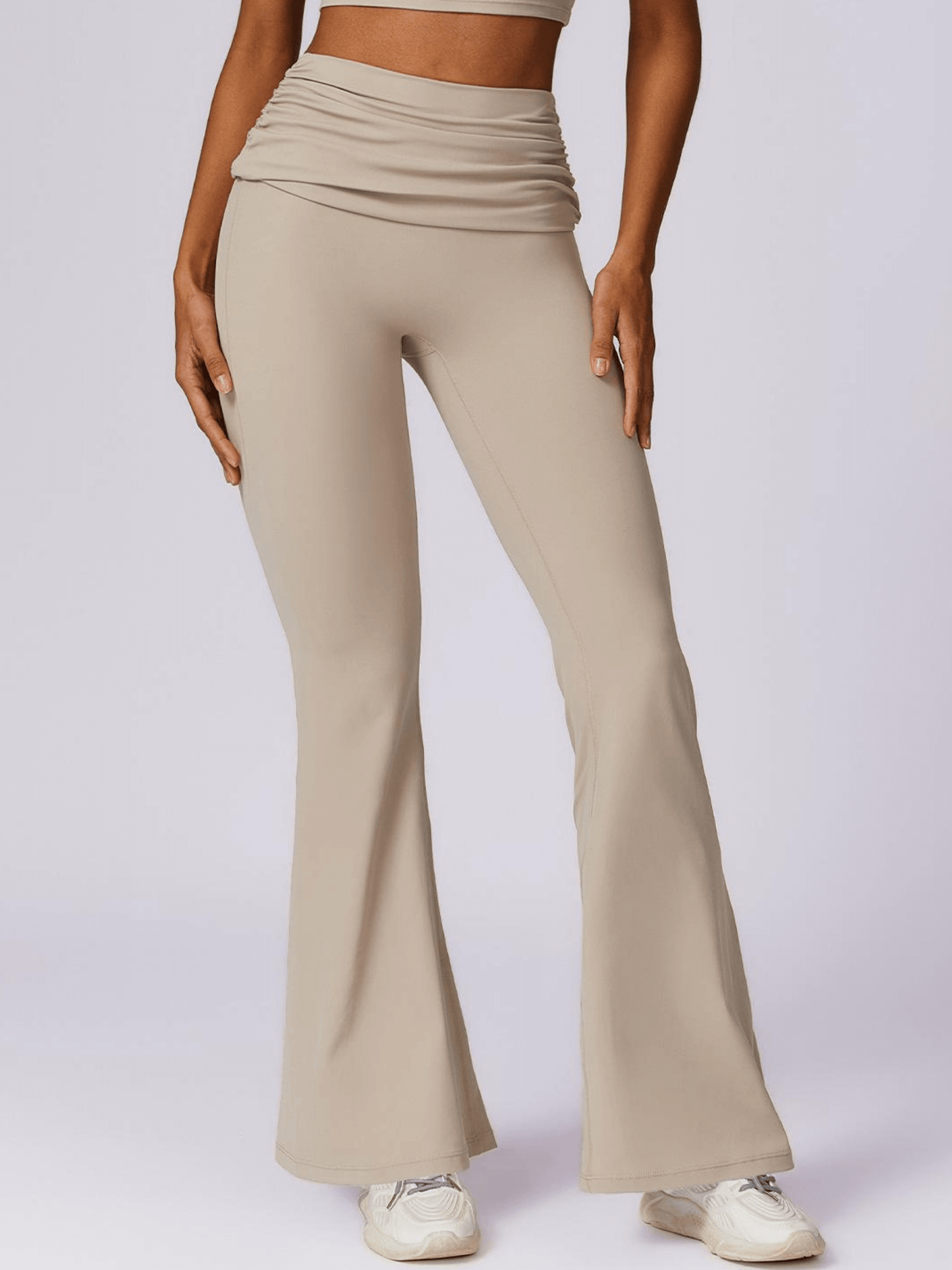 Classy Flared Legging Beige