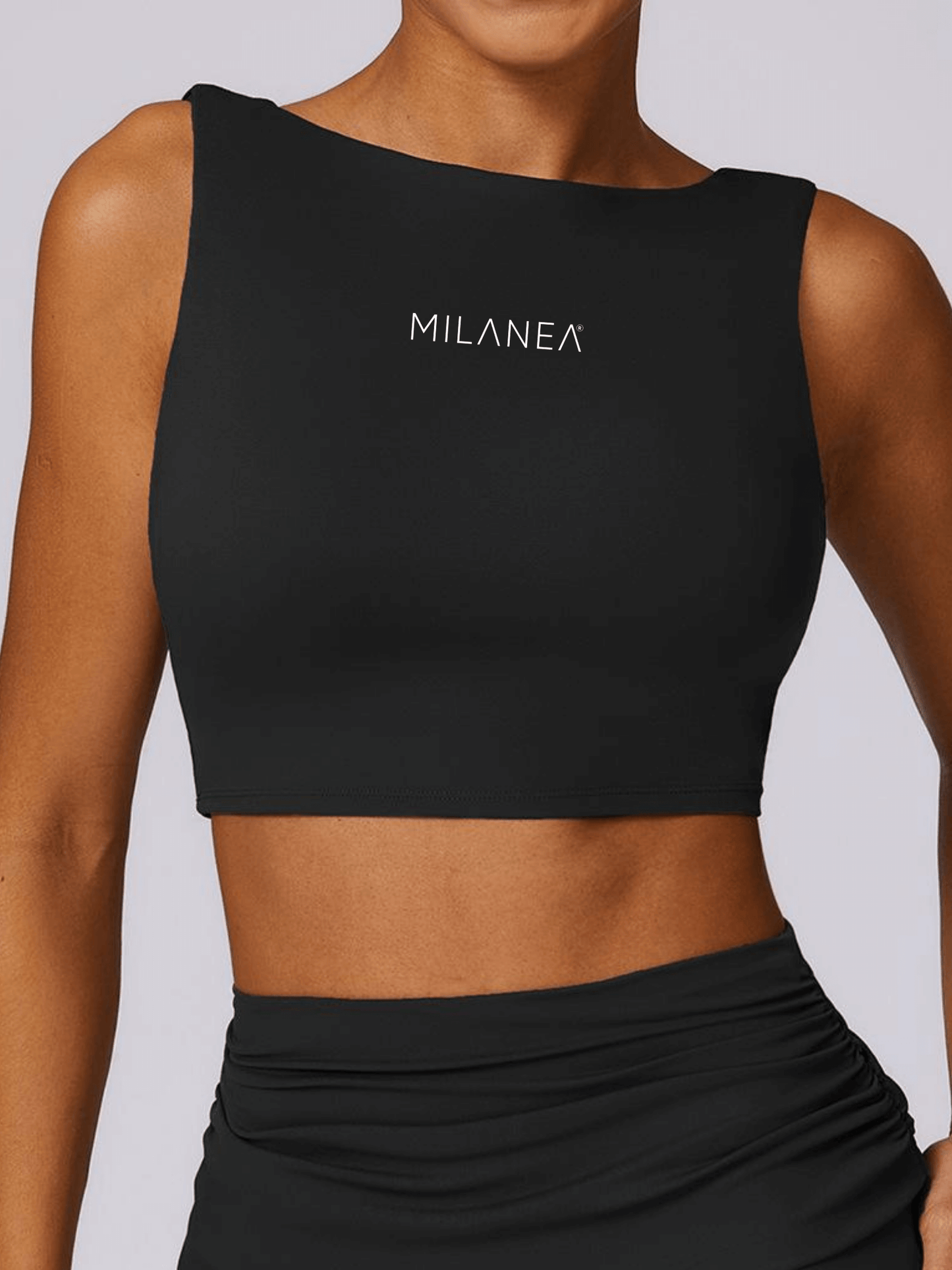 Classy Crop Top Black