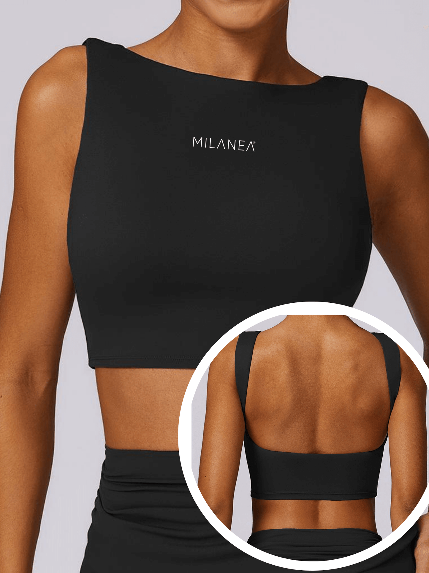 Classy Crop Top Black