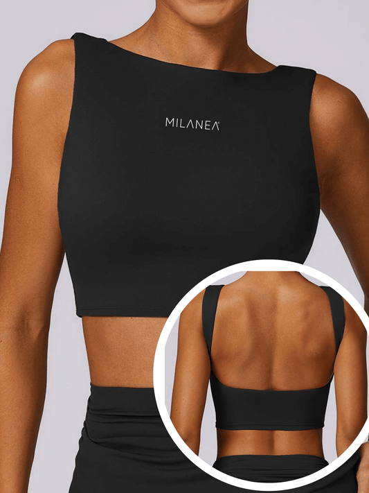 Classy Crop Top Black